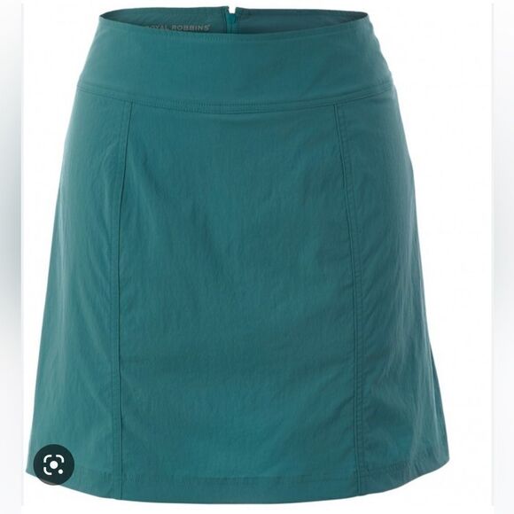 EXCELLENT CONDITION SIZE 8 GREEN ROYAL ROBBINS DISCOVERY SKORT - Picture 4 of 7